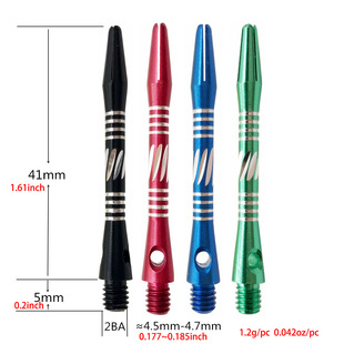 Cross-border in stock darts aluminum rod engraved line drawing ring carved darts Rod darts accessories anti-fall flying mark 2BA