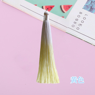 12cm Tassel Fringe Gradient Fan-Shaped Ice Silk Ancient Style Small Tassel Vertical Drape Handmade