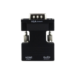 HDMI to VGA Gender Changer Adapter 1080p with Audio Converter HDMI to VGA L-shaped