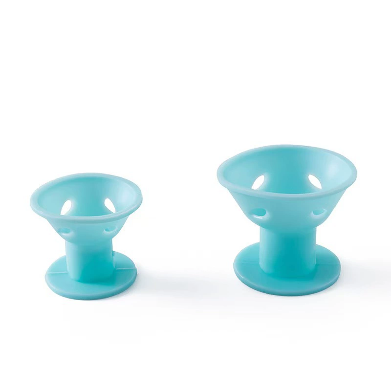 Silicone curly small bell with clove mushrooms, bangs