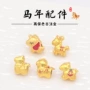 通孔滴油古法保色吊坠