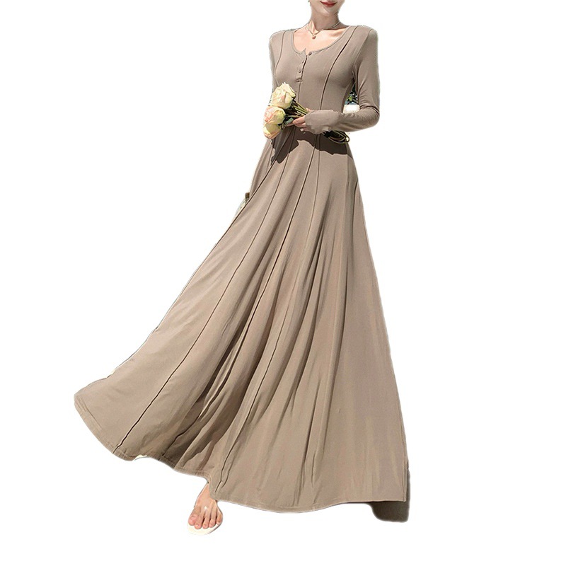 F6871 750K VÁY ĐẦM LIỀN THÂN DÁNG DÀI NỮ SHETDT ÁO LEN DÁNG ÔM BODY GỢI CẢM SEXY THỜI TRANG NỮ G02 SẢN PHẨM MỚI
