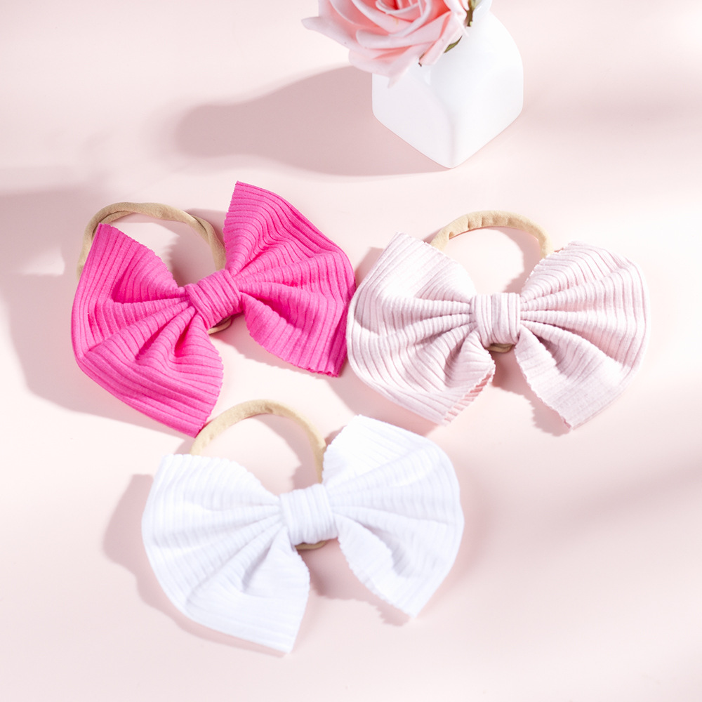 Simple Elastic Bow Headband display picture 10