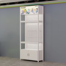 潮玩货架展示架谷子玩具手办精品店饰品盲盒文具化妆品展示柜钉制