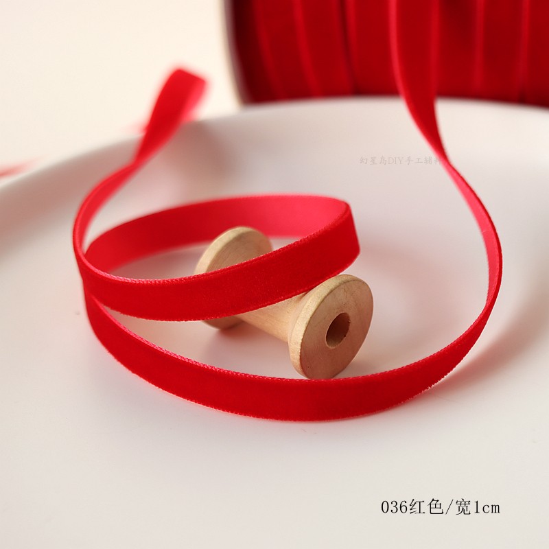 1cm/0,6 cm cinta de terciopelo de color cinta de cisne cinta de bricolaje material hecho a mano cinta cinta cinta decorativa