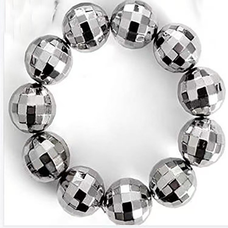 Europa y los Estados Unidos transfronterizos nuevos retro aretes de aretes de estilo discoteca collar simple callejera explosiva joyería mujer