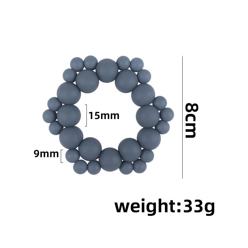 INS estilo nuevo bebé suministros joyería de silicona bebé molar teether bebé calmante teether stick diente Shaper teether