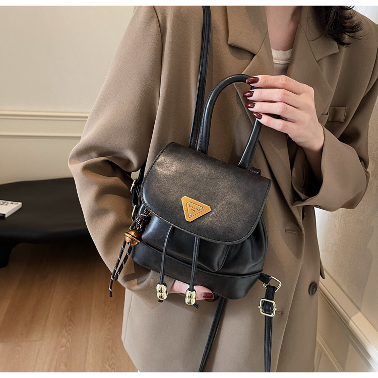 This is a new, stylish, mini, lightweight and cute shopping backpack for girls in the autumn of 2024 undefined