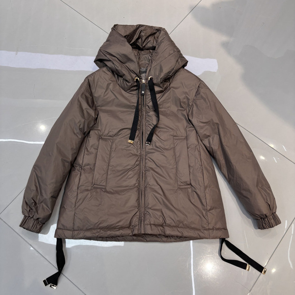 demi-season velvet down jacket with hood
