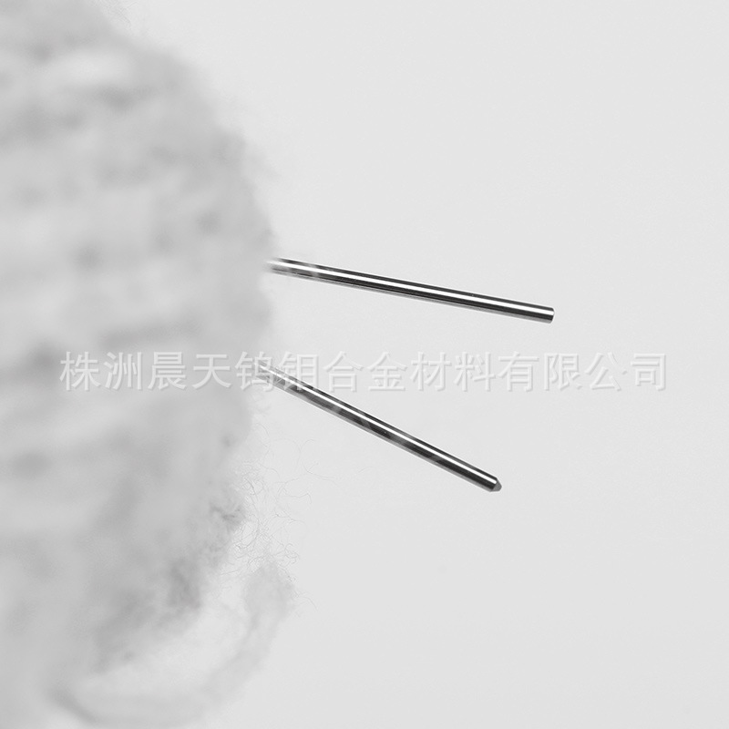钨钢细棒硬质合金钨针钨钢探针0.5mm细圆棒带圆弧倒角细钨钢圆棒