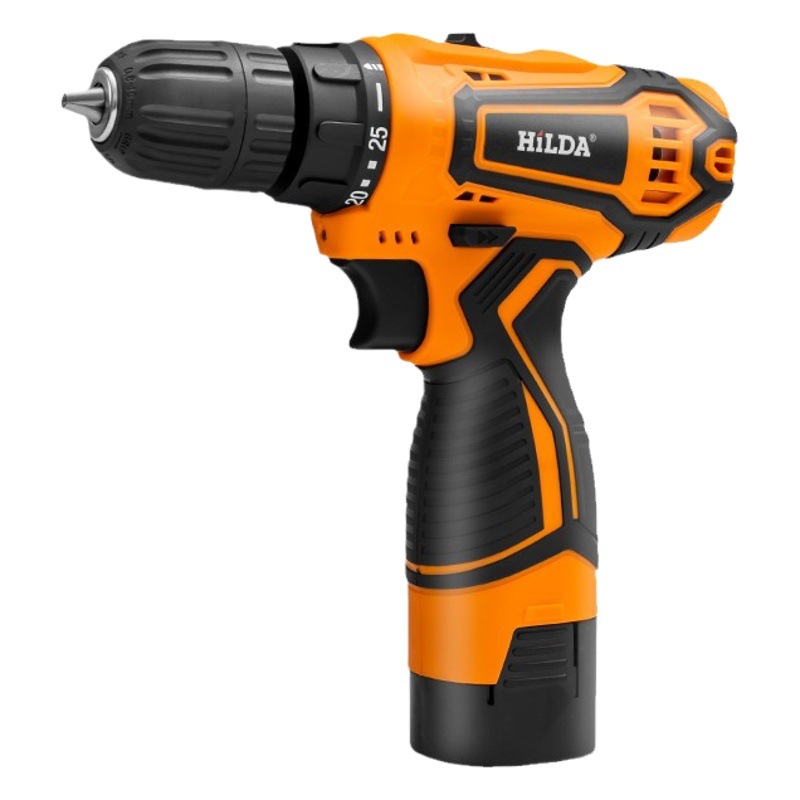 Hilda fábrica directa hogar herramienta eléctrica Taladro eléctrico de litio multi-función recargable taladro de mano tornillo eléctrico