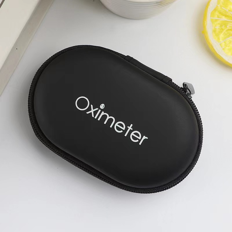 Bolsa de almacenamiento para oxímetro, caja de embalaje con cremallera sensible a la presión, estuche protector portátil anti-caídas de EVA neutro para dispositivos digitales. image 10