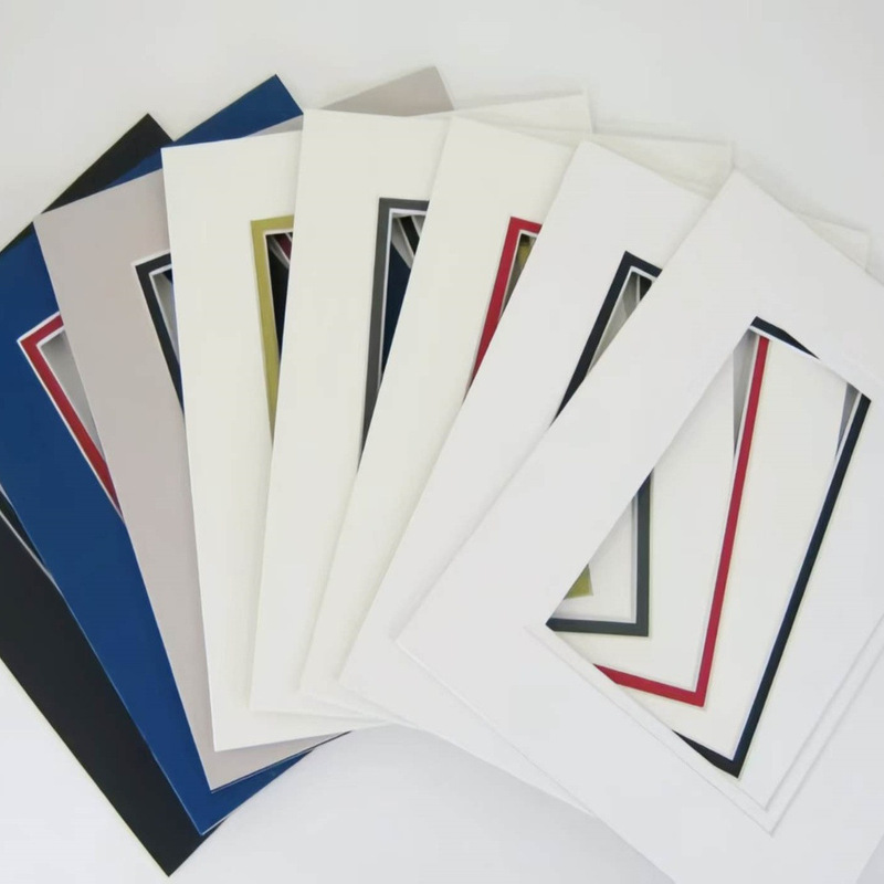 Slot Paper Photo Frame Picture Frame Mounting Cardboard Cutting Size Picture Pattern Cut Out Special-Shaped Stereo 45