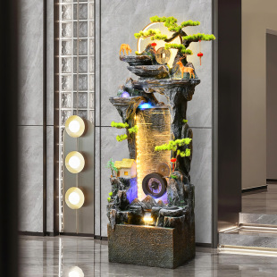 Rockery fountain water decoration living room office tea room entrance water making money fish tank home decoration wholesale