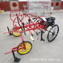 农用手扶覆膜机 汽油自走式铺盖起垄打药一体机地膜覆盖机