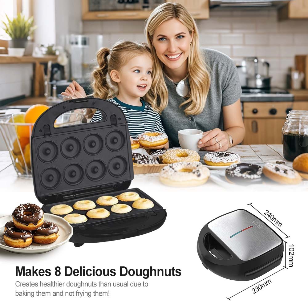 Winning star cross-border waffle raya nuez rosquilla cinco en uno cambiable máquina de tres platos