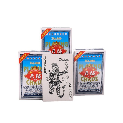 Factory direct selling playing cards wholesale, leisure and entertainment thickened cardboard playing cards, adult party, one pair