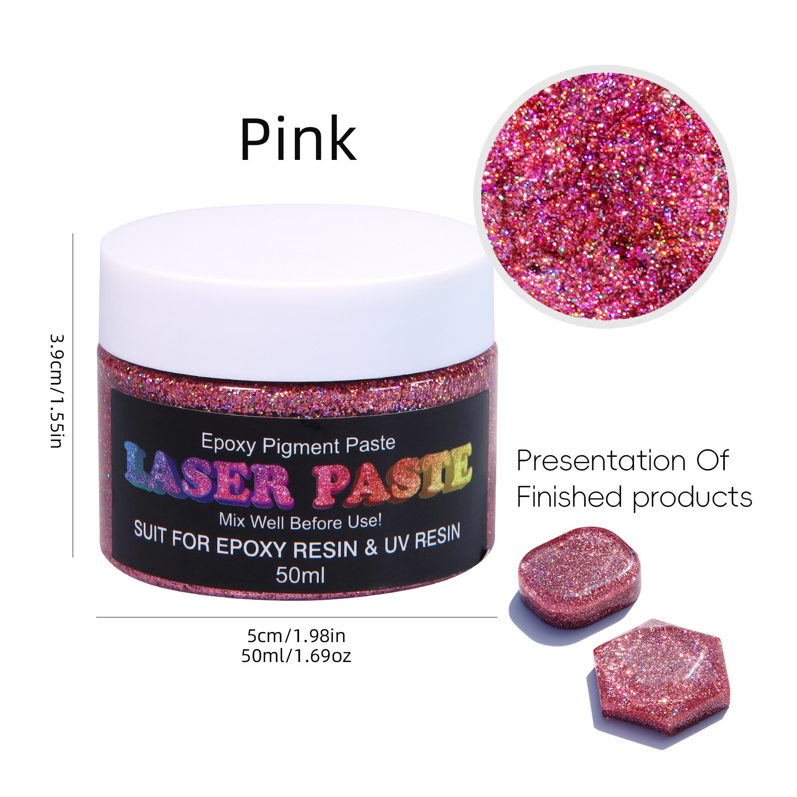 레이저 컬러 페이스트-핑크