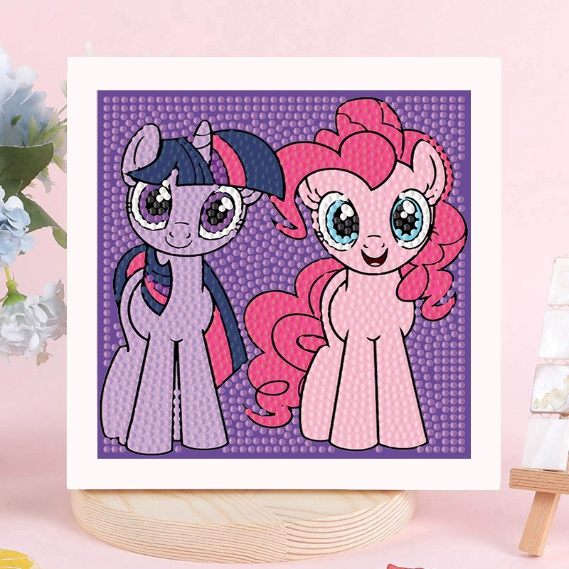 Мультяшная умная игрушка, DIY, новая коллекция, детское handmade diy, украшенная бриллиантами