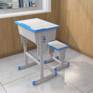 Thickened Primary and Secondary School Students Desks and Chairs School Desk Training Table Tutoring Class Children's Study Table suit Home Writing