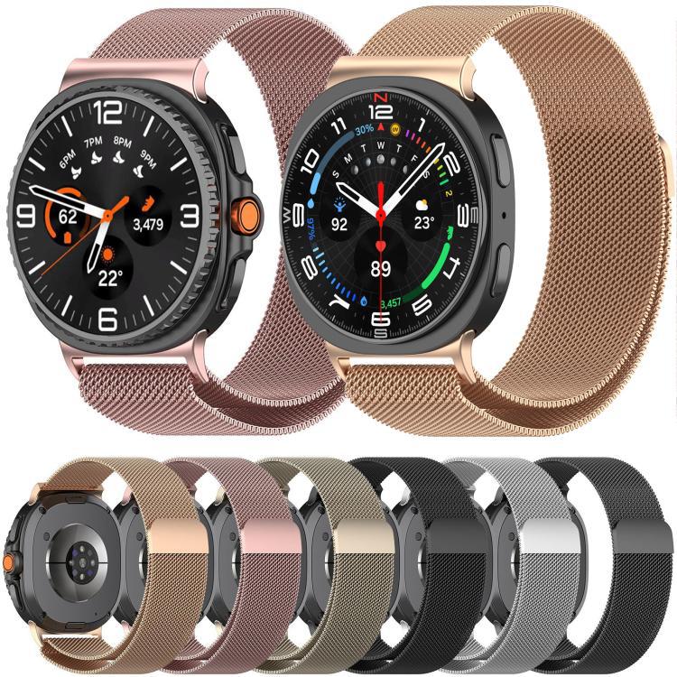 xDfind Milán Magnetic Metal Bracelet para el Samsung Galaxy Watch 8 / Watch 8 Classic