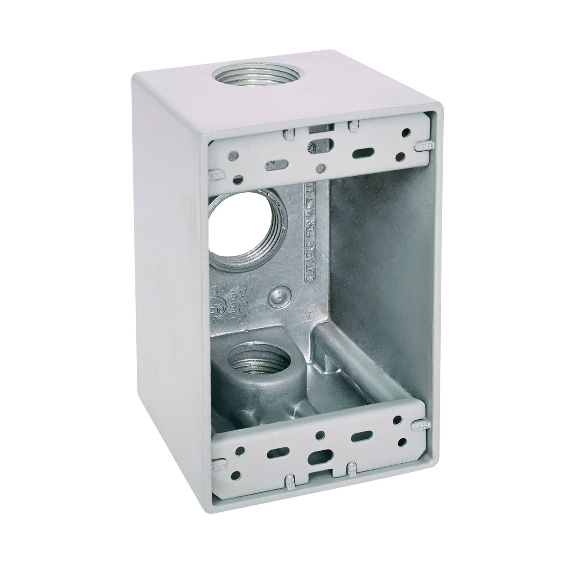 UL & CUL American Standard Una caja inferior de fundición a presión de aluminio para dos personas, caja de conexiones de profundización, impermeable americano 1DB50-3 image 9