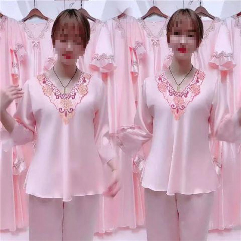 긴팔 8123 라이트핑크 세트