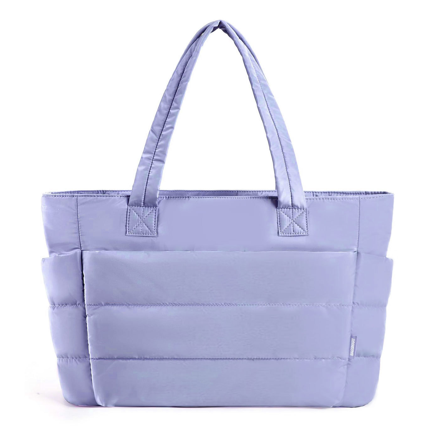 Purple tote bag