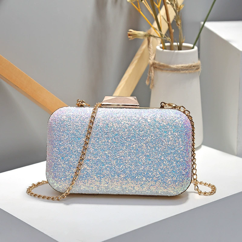 Матовая цепочка, маленькая clutch сумка, сумка через плечо, 2024 год, корейский стиль, сумка для еды