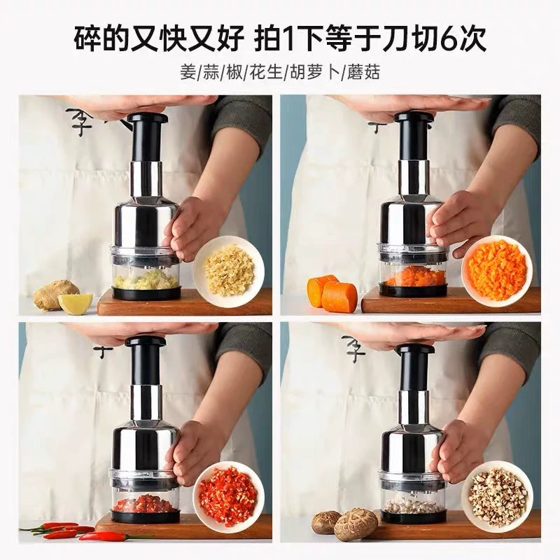 Нержавеющая сталь ручной пресс для овощей многофункциональная кухонная имбирь и чеснок нарезка овощей терка лук резак