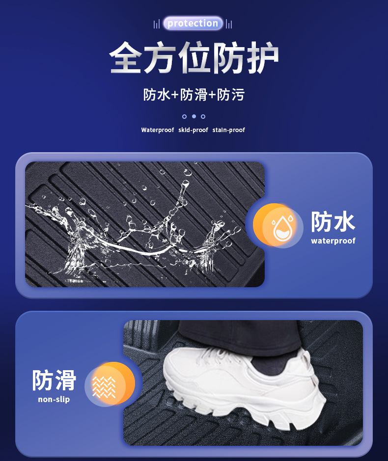 Suitable for Wuling Rongguang Car Floor Mats, Full Surround Type, Specifically for Rongguang 6407/Rongguang 6470, Car Modification and Decoration Tpe Floor Mats