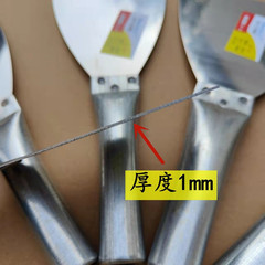 Oil putty knife with stainless steel thick handle, small scraper for wall, putty spatula, plastering paint tool, mud knife