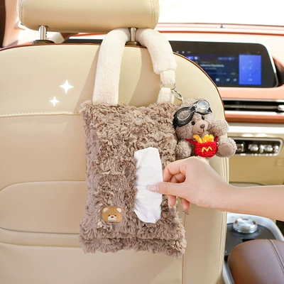 Box, Car Seat Back Tissue: Car tissue box/set