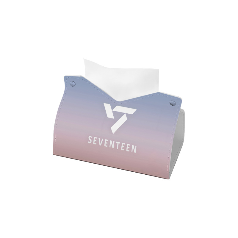 Seventeen Desktop Home Living Room Dining Room Car Tissue Box DIY Fan Merchandise Custom-Made with Your Own Design Pre-Order