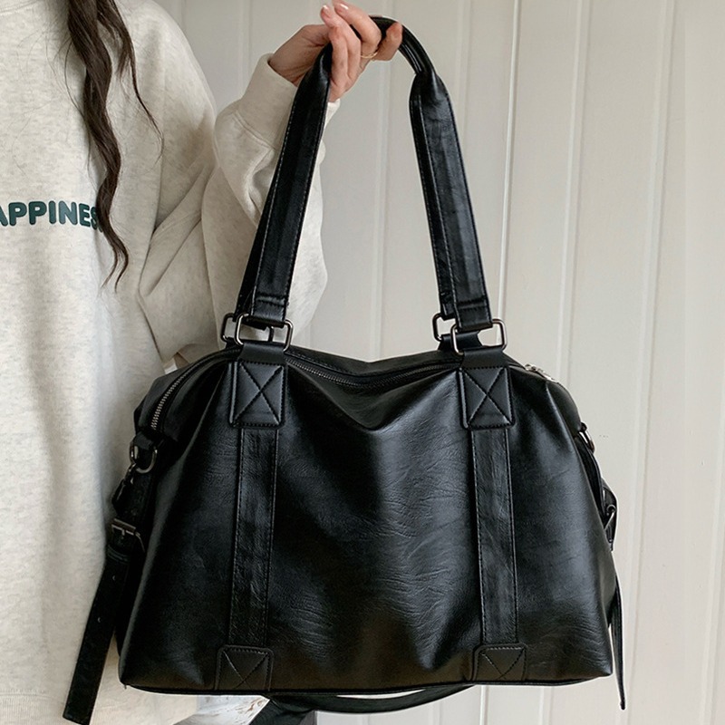 跨境手提旅行包包女士2026新款韩版休闲托特包大容量斜挎包行李包