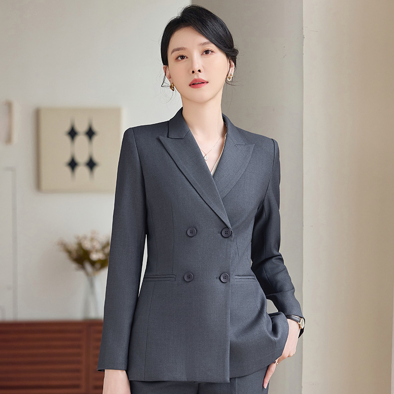 High-End Professional Suit Set for Women, Spring and Autumn 2025 New Style, Elegant and Fashionable Blazer Workwear High-End Professional Suit Set for Women, Spring and Autumn 2025 New Style, Elegant and Fashionable Blazer Workwear
