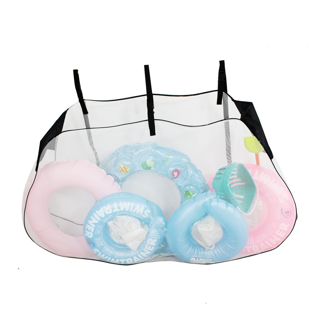 Swimming ring storage mesh bag outdoor hanging bag oversized storage bag travel bag portable swimming bag portable large capacity