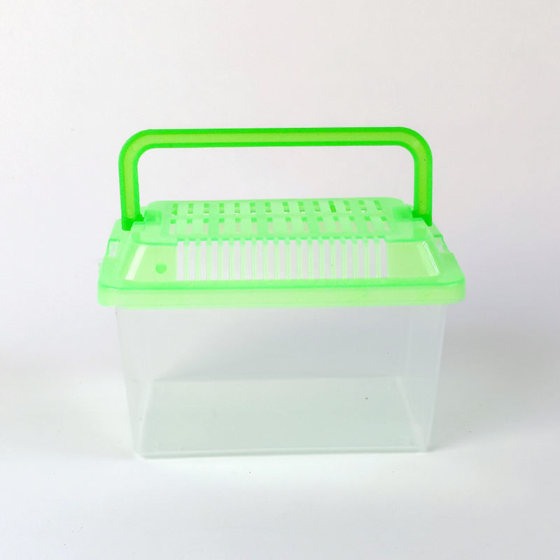 Pecera Mini con Tapa para Tortugas de Plástico Transparente, Con Tapa, para Sala de Estar image 4
