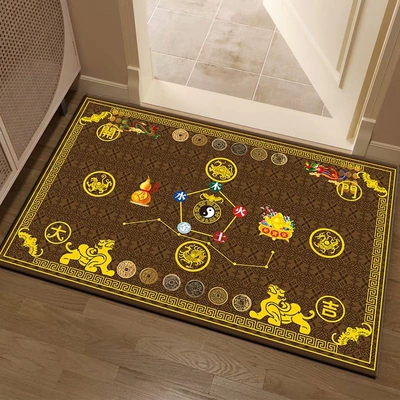 Avtomobil döşəmə paspasları – Mat for Living Room and Bedroom, Attracts - brown-4060cm-no-need-to-wipe-or-wash