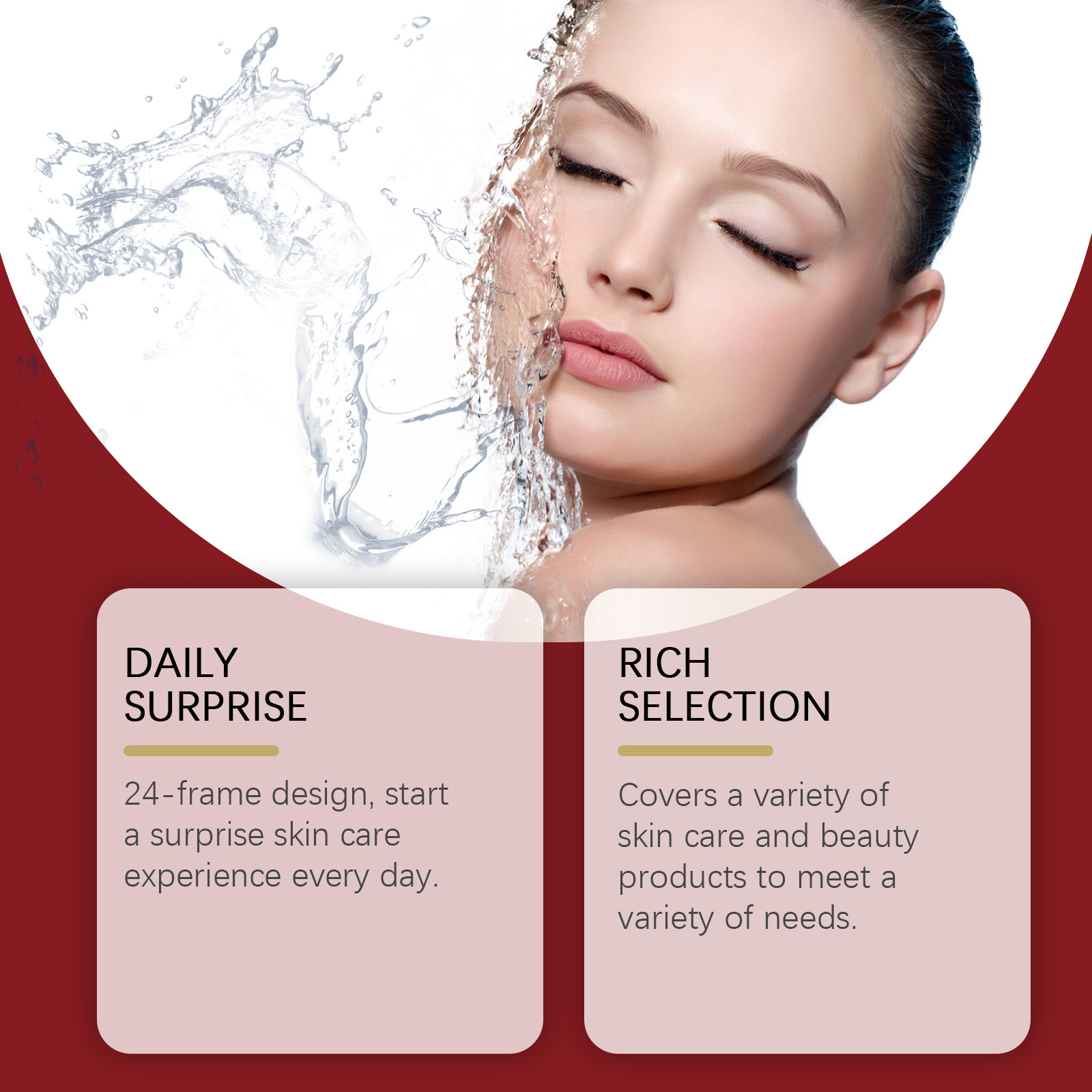 24 celle Beauty Makeup Blind box Idratante Cura della pelle Set per la cura della pelle idratante 24 celle per la cura della pelle Blind box_voghion.com