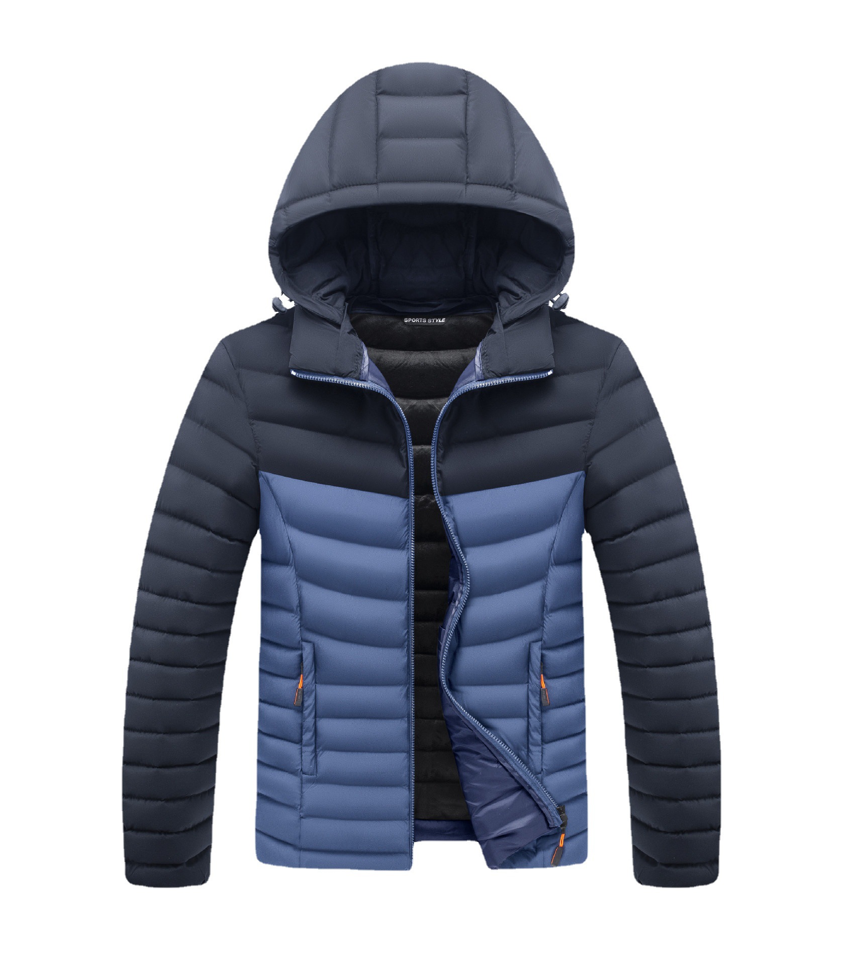 Abrigo de algodón acolchado abrigo de los hombres invierno 2023 ropa de algodón estilo coreano guapo engrosado forrado de lana abrigo de algodón acolchado de moda Comercio exterior abrigo de algodón acolchado