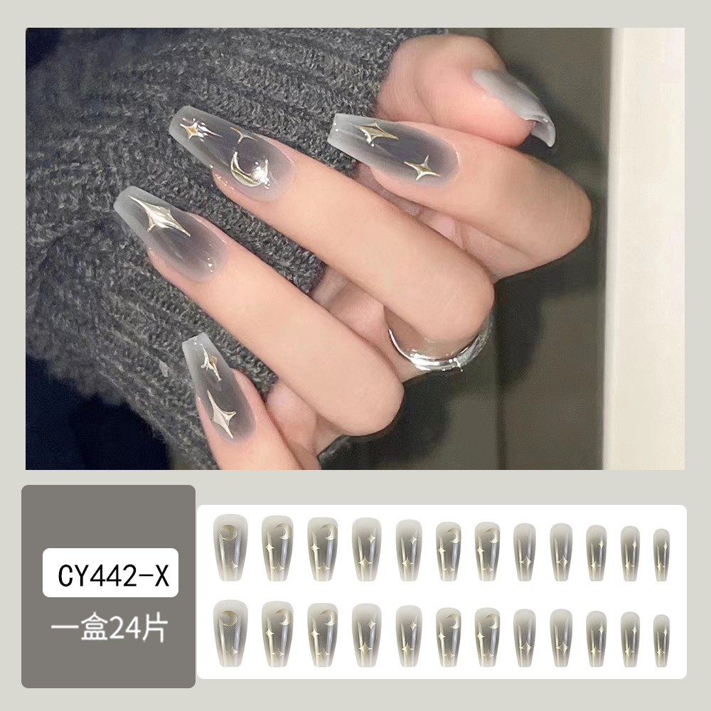 Uñas de desgaste hecho a mano al por mayor Pequeño Libro Rojo TikTok flash plata caliente mariposa pieza de uñas parche de uñas portátil