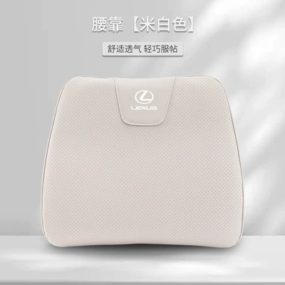 Waist support: cushion and lumbar support - model-alexuslumbar-supportoff-white