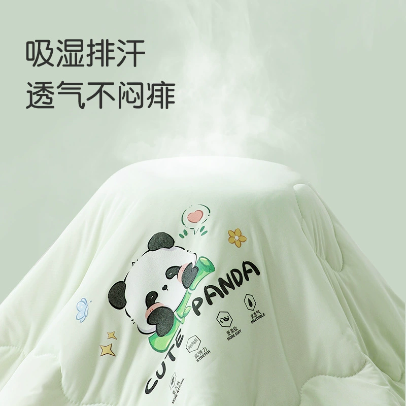 妍妮贝拉 Summer antibacterial children's double-sided cool duvet for kindergarten, washable
