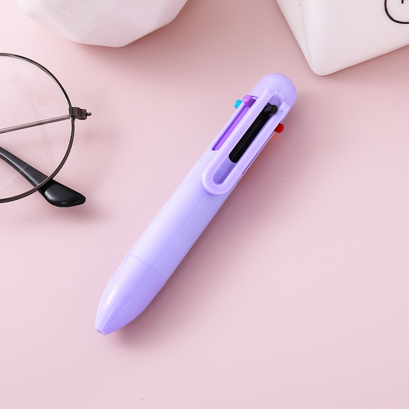 Macaron 6 colores bolígrafo ins mini bolsillo portátil papelería estudiante herramienta de escritura bolígrafo de color al por mayor