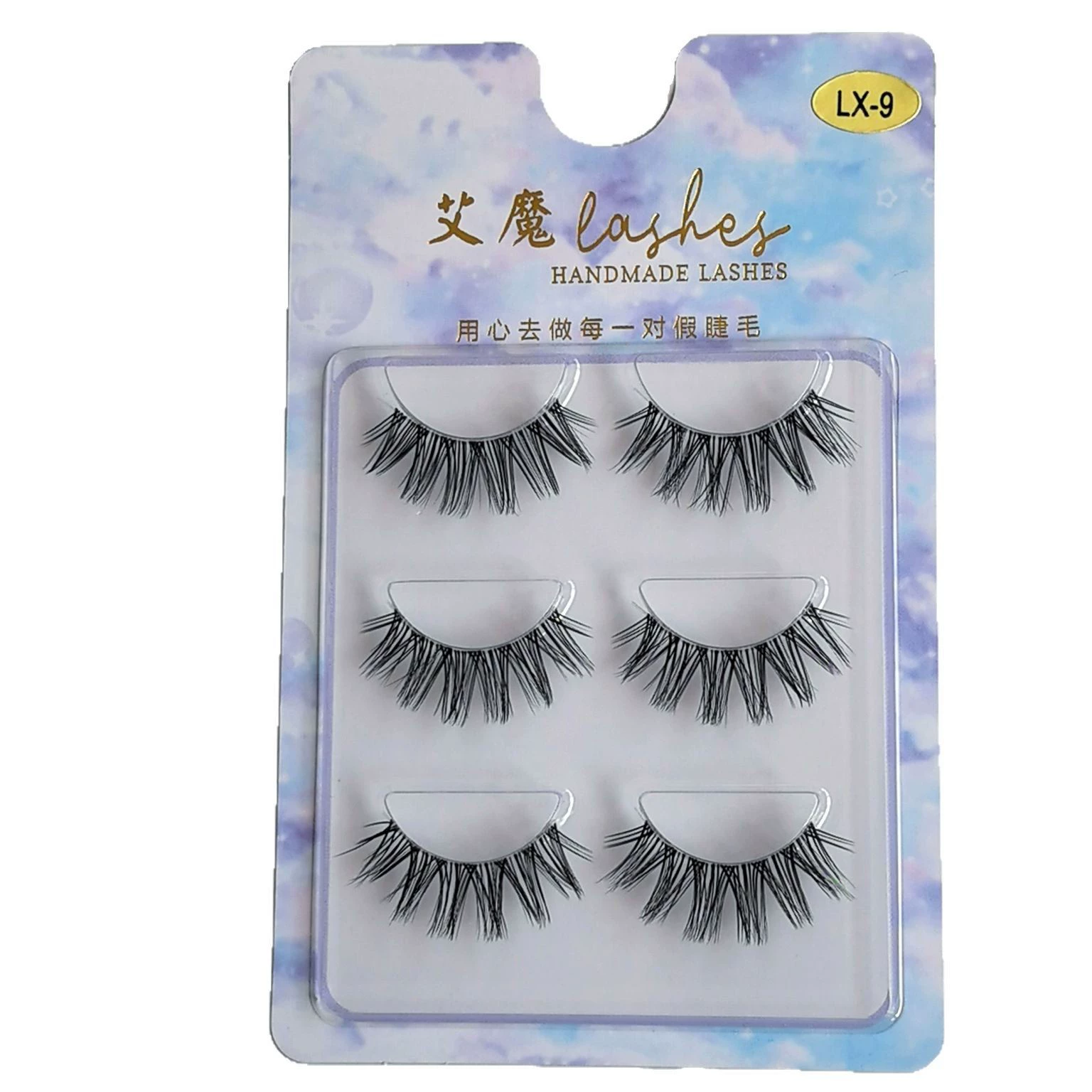 Прозрачные стебли, мягкие и тонкие стебли, наlashes, естественно густые перекрёстные имитации тайского макияжа Чистая лента ресниц