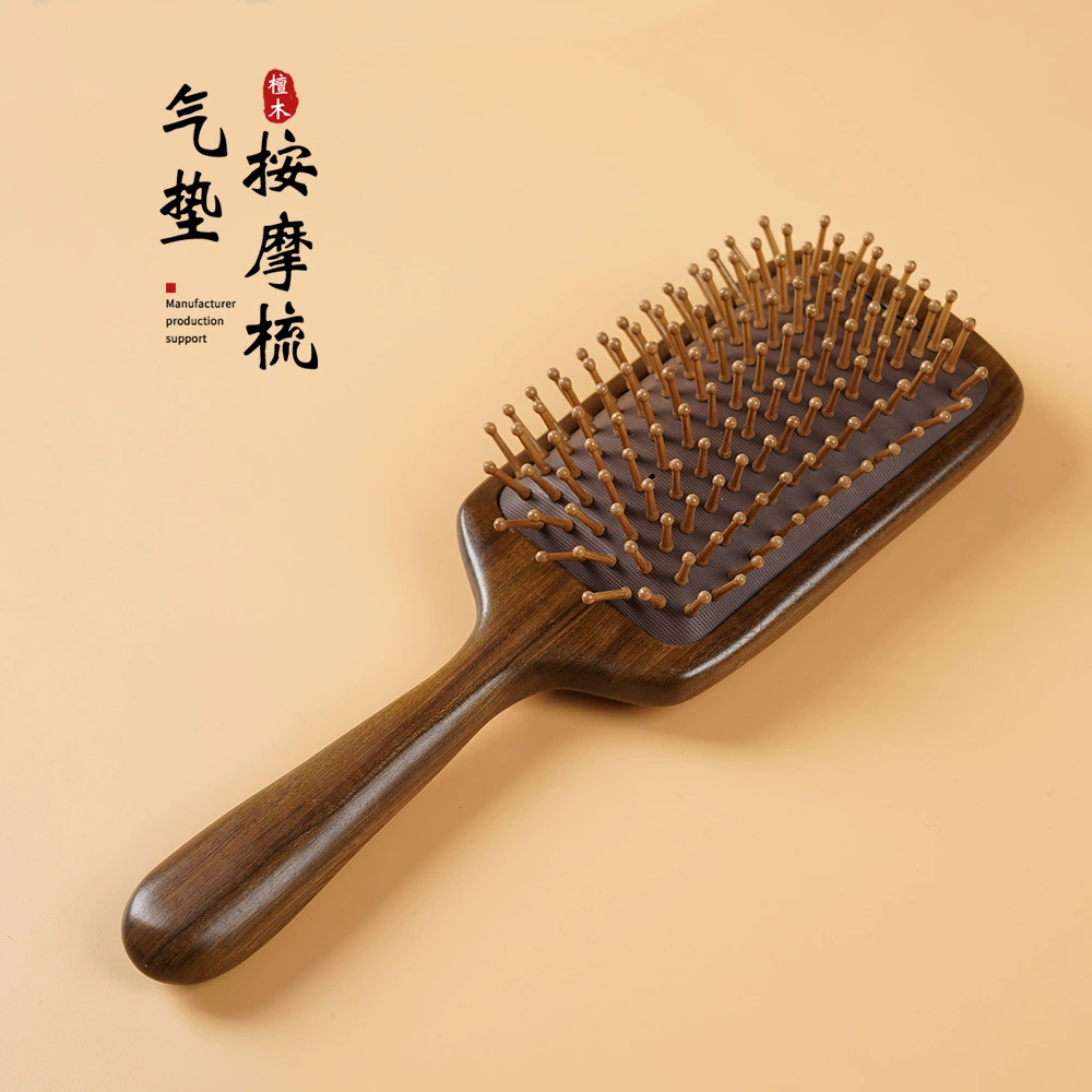 Головка шарика из sandalwood, массажер для кожи головы, щетка, подарочная коробка