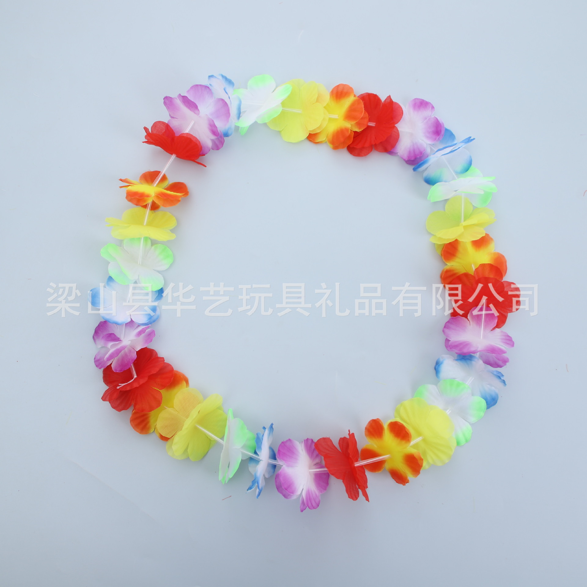 Inventario de guirnaldas hawaianas collar guirnaldas de color guirnaldas hawaianas guirnaldas fiestas de cuatro piezas al por mayor transfronterizas