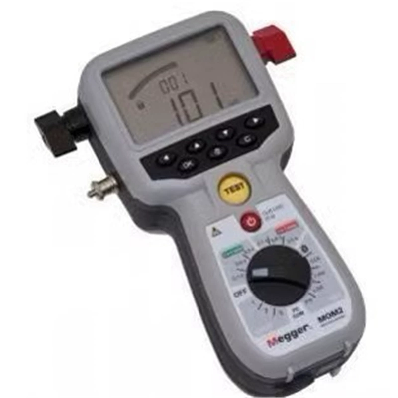 MEGGER Meike оригинальный ручной микромегомметр MOM2 200A 2,3 мм, тестер сопротивления миллиома, низкое сопротивление