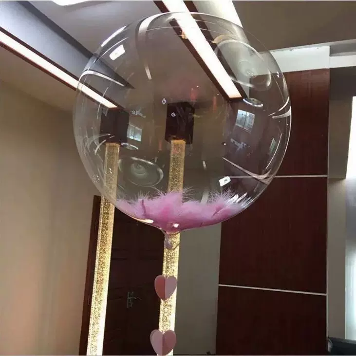 气球填充物网红波波球内置彩色羽毛颜色多色DIY羽毛派对装饰道具